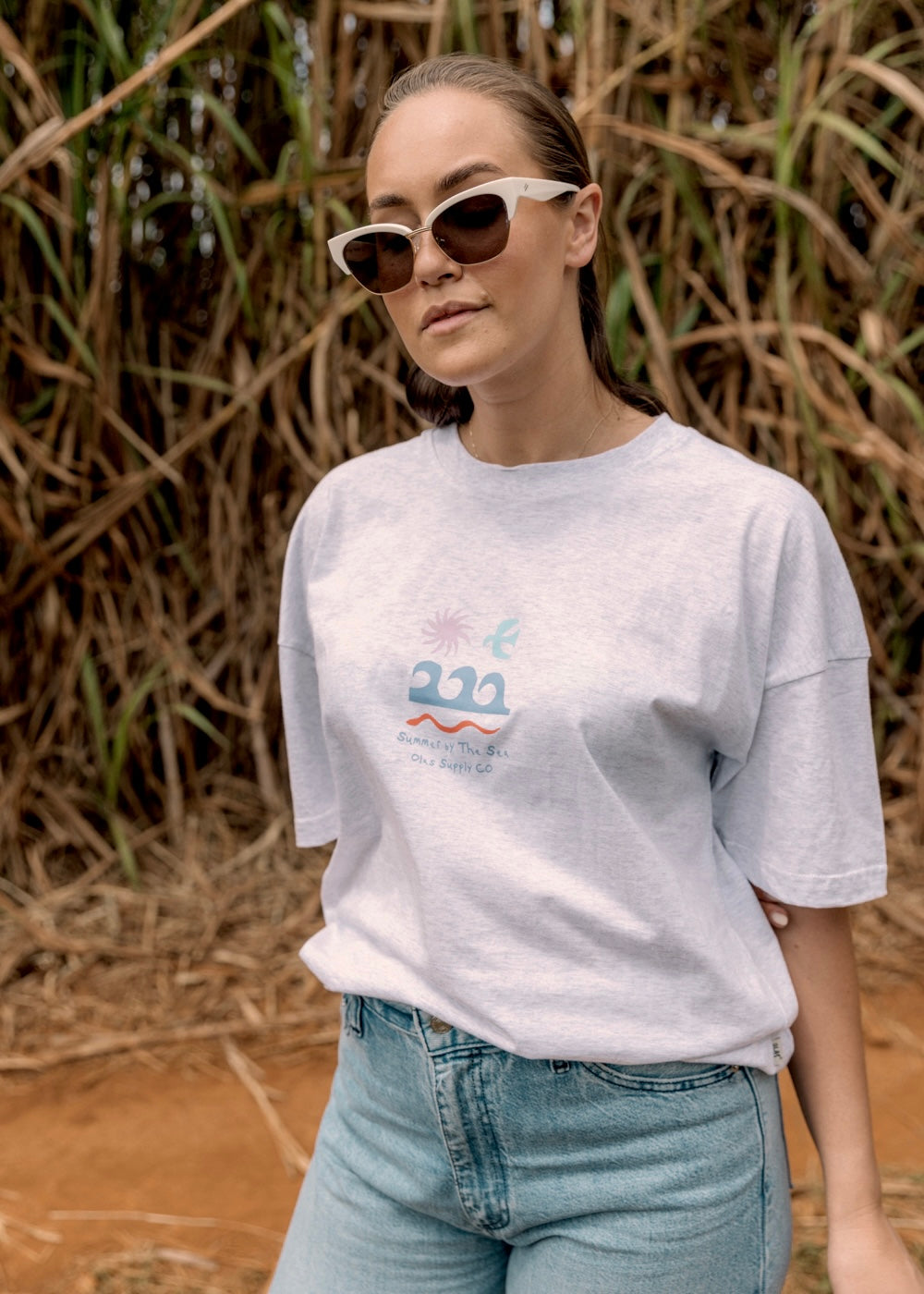 SUMMER BY THE SEA BOX TEE