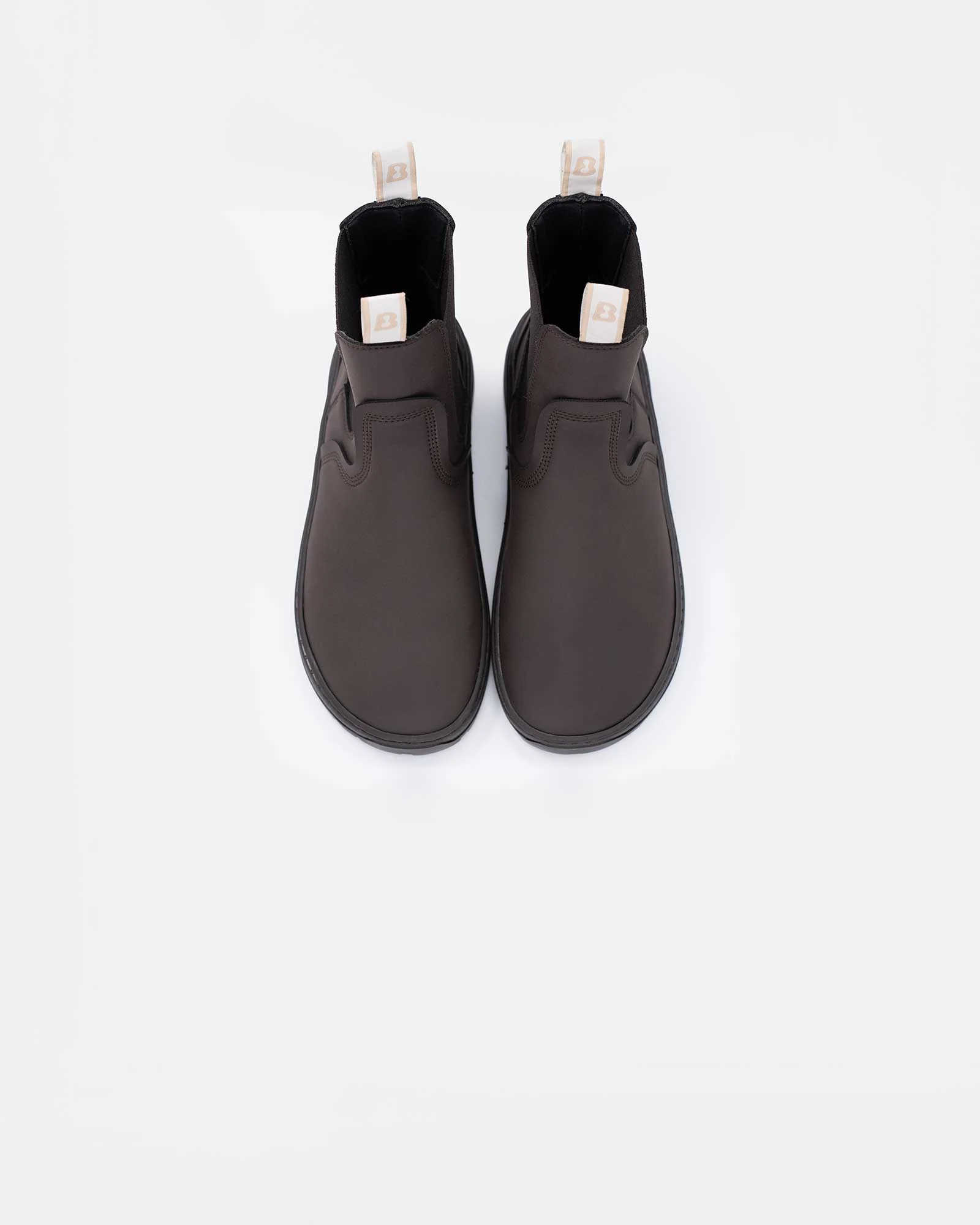 Brown Chelsea Barefoot Boots - Senses